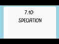 ✨AP Bio Topic 7.10 TikTok: Speciation✨