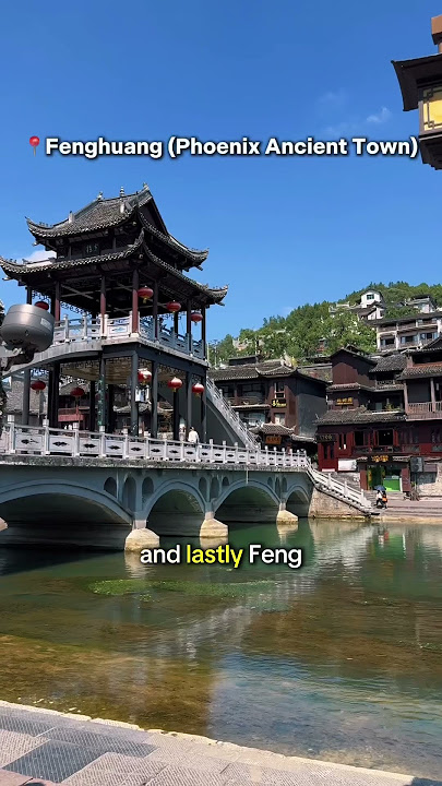 Chinese Ancient Cities are like something from a fantasy game! #china #furongancienttown