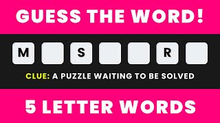 GUESS THE WORD | COMPLETE THE WORD FROM THE CLUE | (7 LETTER WORDS) 🔍🔠 by Trivia Daily Challenge  29 views 6 days ago 6 minutes, 39 seconds