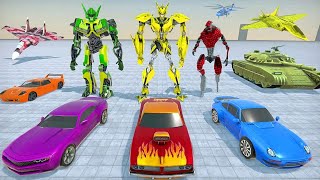 Air Jet Army Robot Transform Games 2022: Open World Mission - Android iOS Gameplay screenshot 1