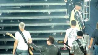U2 entering the stage (Helsinki, Aug 21, 2010)