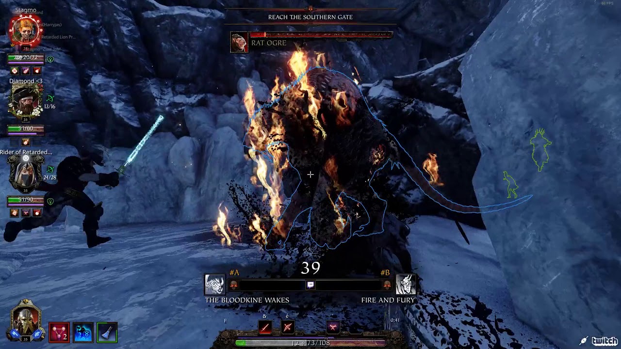 photo Rat Ogre Vermintide 2 rat ogre falling through floor wall in