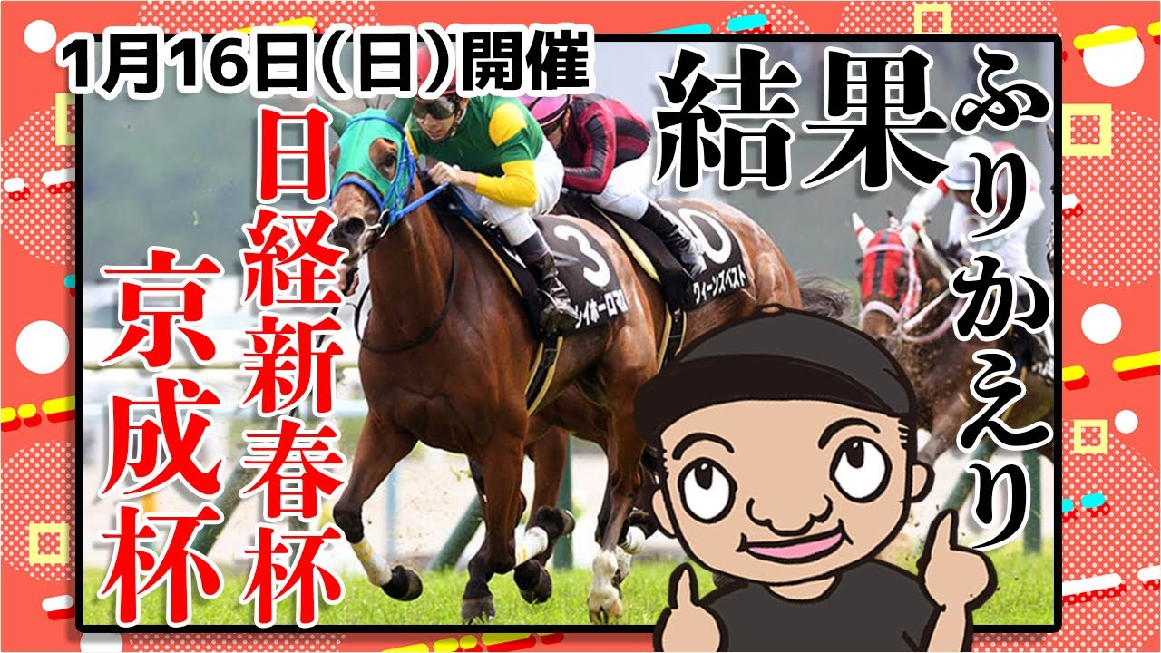 1 162重賞のよそう結果と振り返り 競馬予想 吉田競馬塾 日経新春杯 京成杯 振り返り Youtube