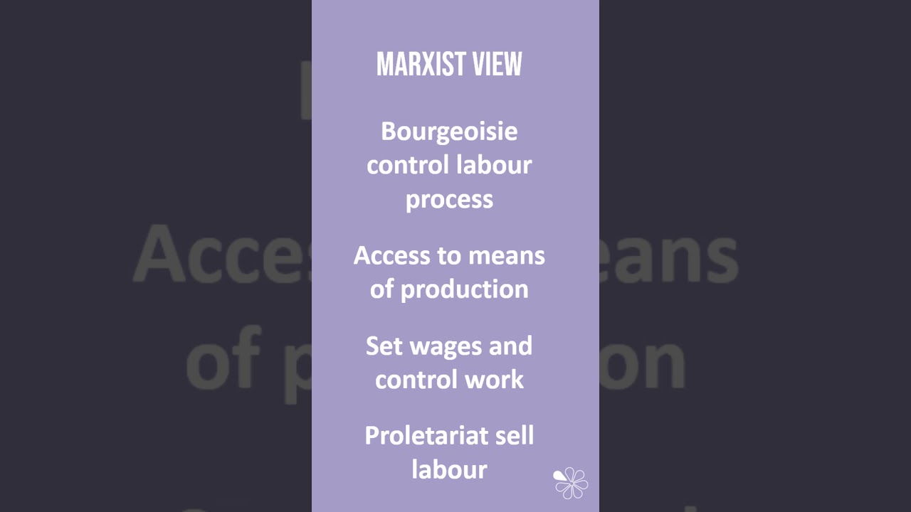 Division of Labour | 60 Second Sociology (Work, Poverty and Welfare)