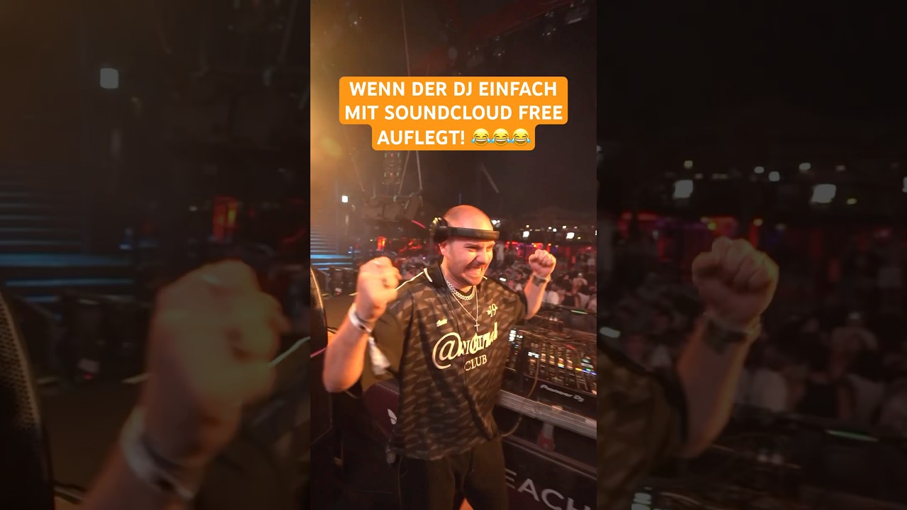 Wenn der DJ mit SoundCloud Free auflegt! 😂 