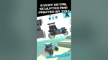 Every detail made by you! Custom voxel car game #gamedevblog #physicsgame #prototype #voxel