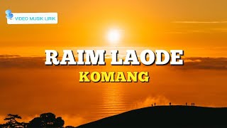 KOMANG - RAIM LAODE (Video Musik Lirik Cover by Anggi dnps)