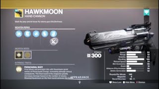 XUR Inventory for Destiny 2. May 1st, 2026.