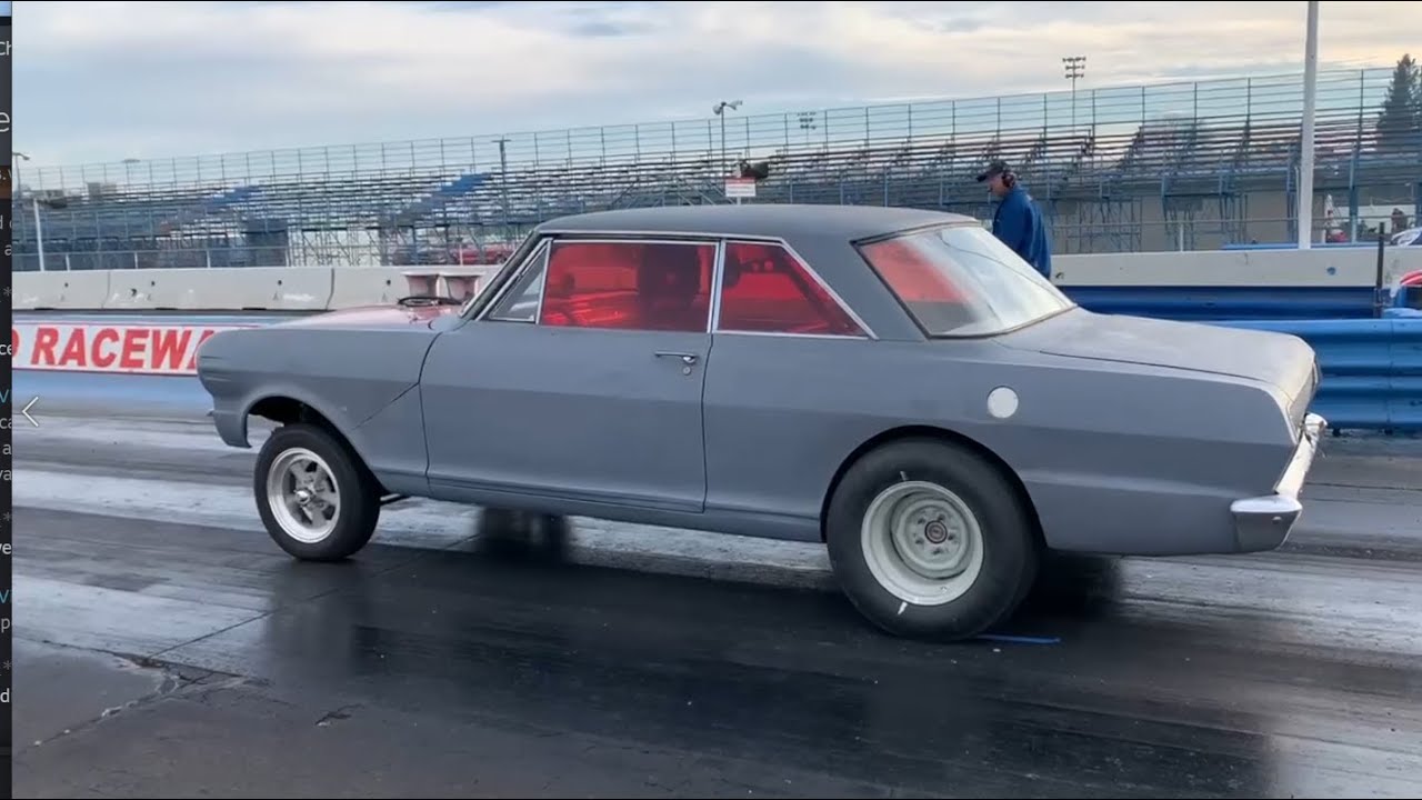 Gopro gasser ride along drag racing - YouTube