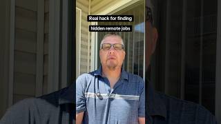 A real hack for finding hidden remote jobs  #workfromhome #work #wfh #remotework #job