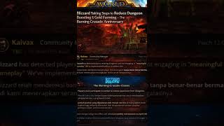 BLIZZARD NERF BOOST GOLD FARM? APA YANG TERJADI? #reiwowclassictbc #ReiWCT #reigrt #mmorpg