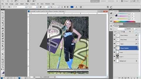 How To Create Sports Trading Cards with Photoshop Templates