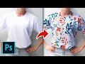 How to Add Patterns & Prints to Clothing in Photoshop | Put Any Design on a Shirt using Photoshop