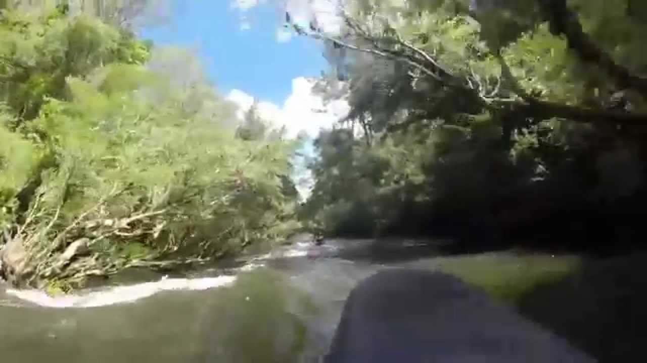 Canoeing Barrington River The Steps to Rocky Crossing 0.68m YouTube