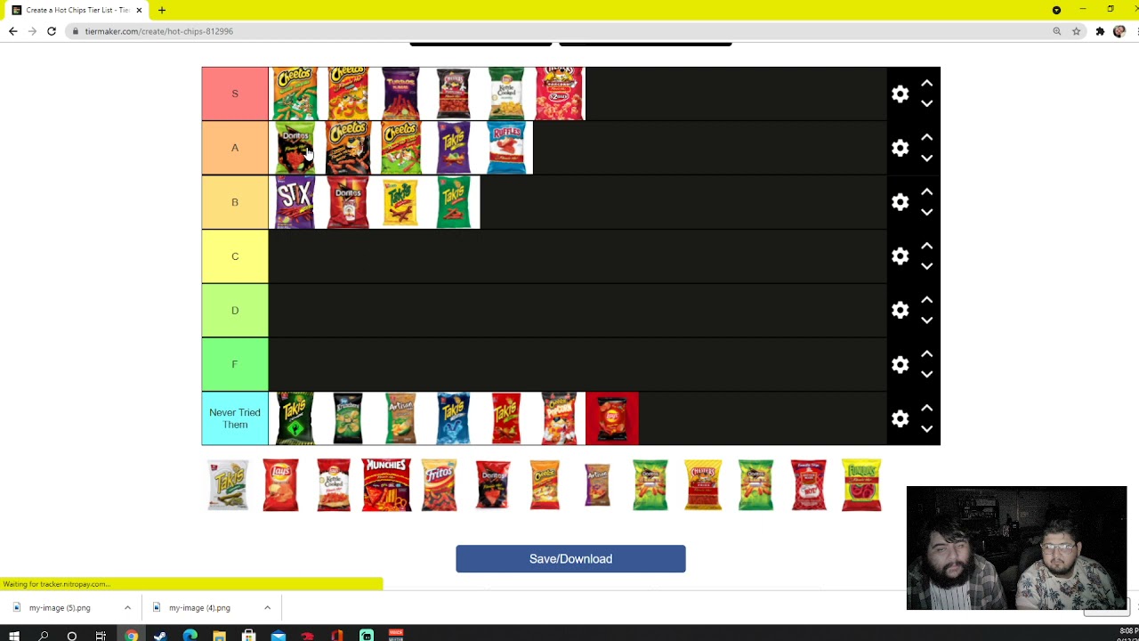 Hot Chips Tier List YouTube