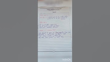 Hindi (term 2) syllabus for class 9