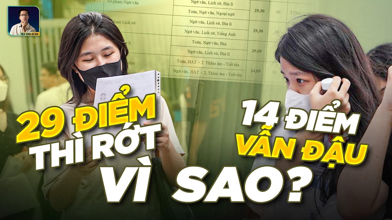 Outline Video TẠI SAO THI ĐẾN 29 ĐIỂM VẪN TRƯỢT ĐẠI HỌC ?