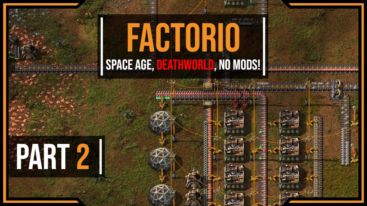 Factorio Space Age - Episode 2 - Red & Green Science (Deathworld, no ...