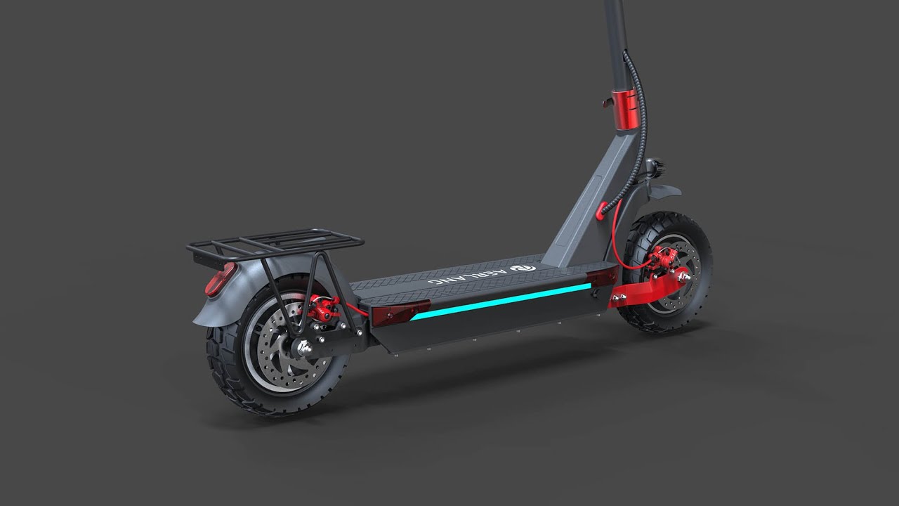 E Scooter Rear Rack Aerlang electric scooter rear rack installation - YouTube