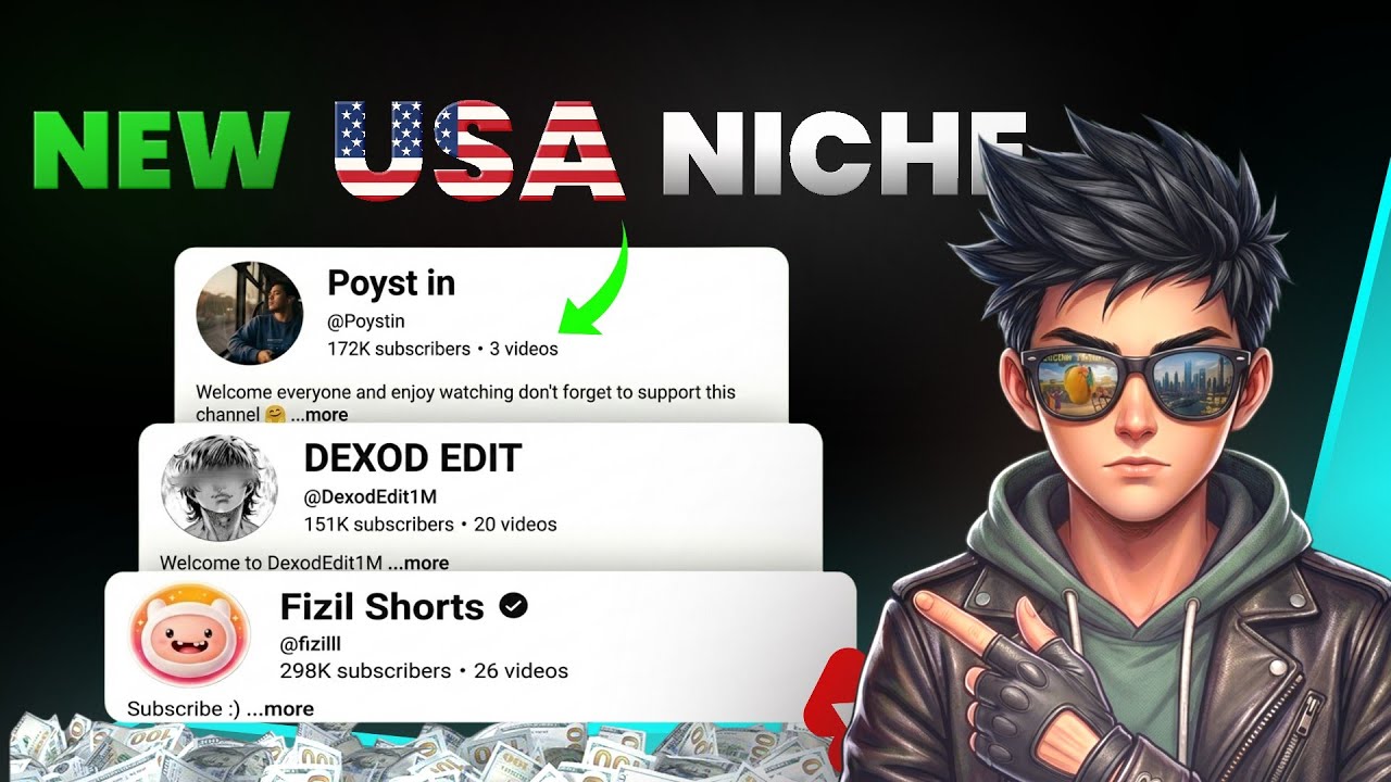 Top 10 USA Faceless YouTube Niches | Low Competition Niche 2026 