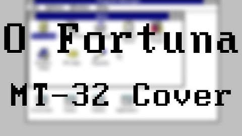 Carl Orff – O Fortuna | Roland MT-32 Cover