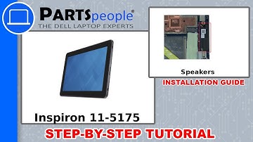 Dell Latitude 11-5175 (T04E001) Speakers How-To Video Tutorial