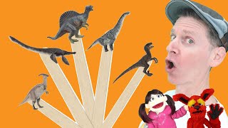 dinosaurs part 4 pop sticks song with matt dream english kids