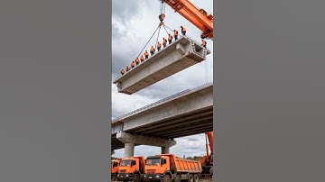 construction fail: crane loses control while lifting large concrete 🏗️ #shorts #construction #fail