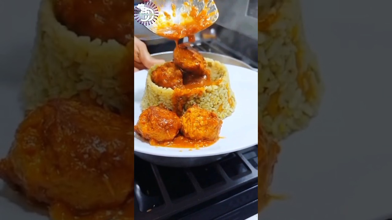 Cómo hacer MORO DE ARVEJAS con ALBÓNDIGAS DE POLLO 🤤🔥 ¡Mira esa salsita!