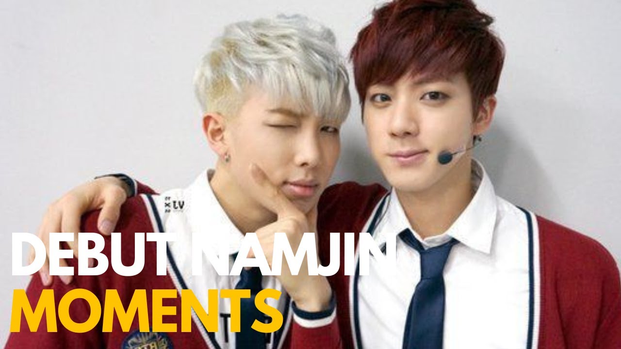 debut namjin  MOMENTS you might not have seen before