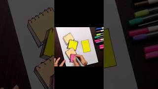 Sticky Notes Ideas#Youtubeshorts #Stickynotes#Creative #Satisfying #Nimraart #Shorts