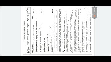 9th class fa3 English question paper 2022 ap| model paper