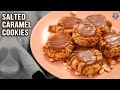 Salted Caramel Cookies | Eggless Cookies Recipe | How To Make Caramel Sauce | Chef Bhumika