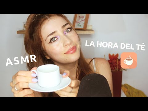 ASMR La hora del té☕ | Asmr para dormir ☁️💤Whispering, tapping Sweet Asmr