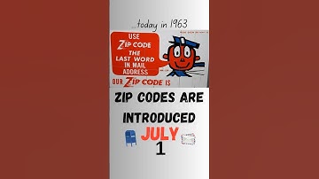 Zip Codes are Introduced! 📬 Today in History #shorts #short