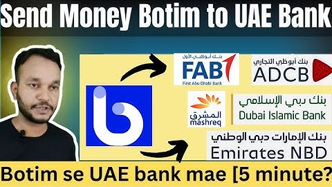How to send money from Botim to UAE Bank account | Transfer Money from botim to bank account #botim