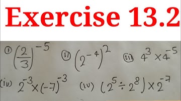 class 7 maths chapter 13 exercise 13.2 NCERT exponents and power express solution hindi mudium