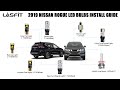 2019 Nissan Rogue Sport LED Headlight Bulbs & Other Exterior Interior Lights Install Guide