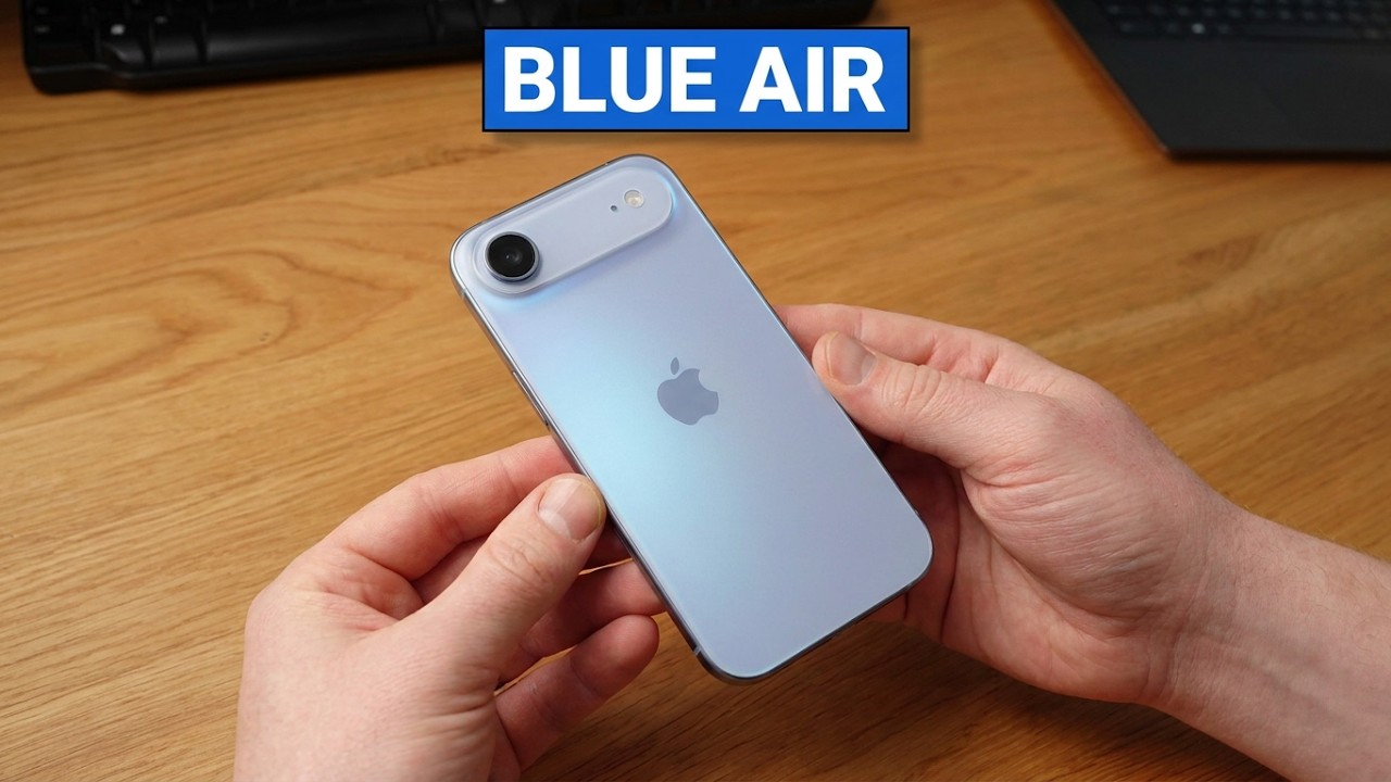 iPhone Air Blue: Aesthetic Unboxing & Premium Cases - YouTube