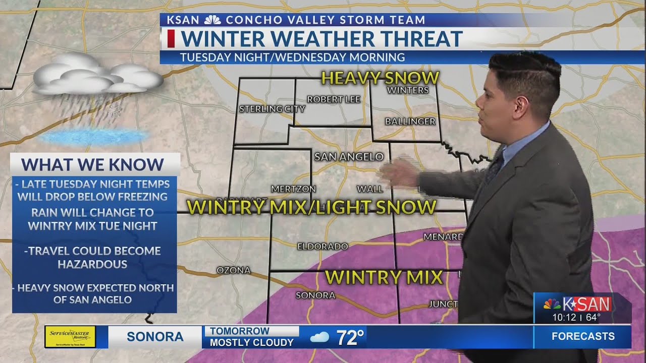 KSAN Storm Team daily forecast update - Monday February 3, 2020 - YouTube