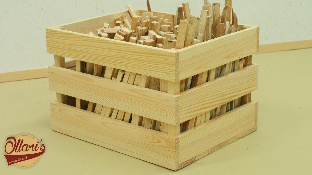 Making a wooden Crate from pallets ( Not Rustic ) - YouTube