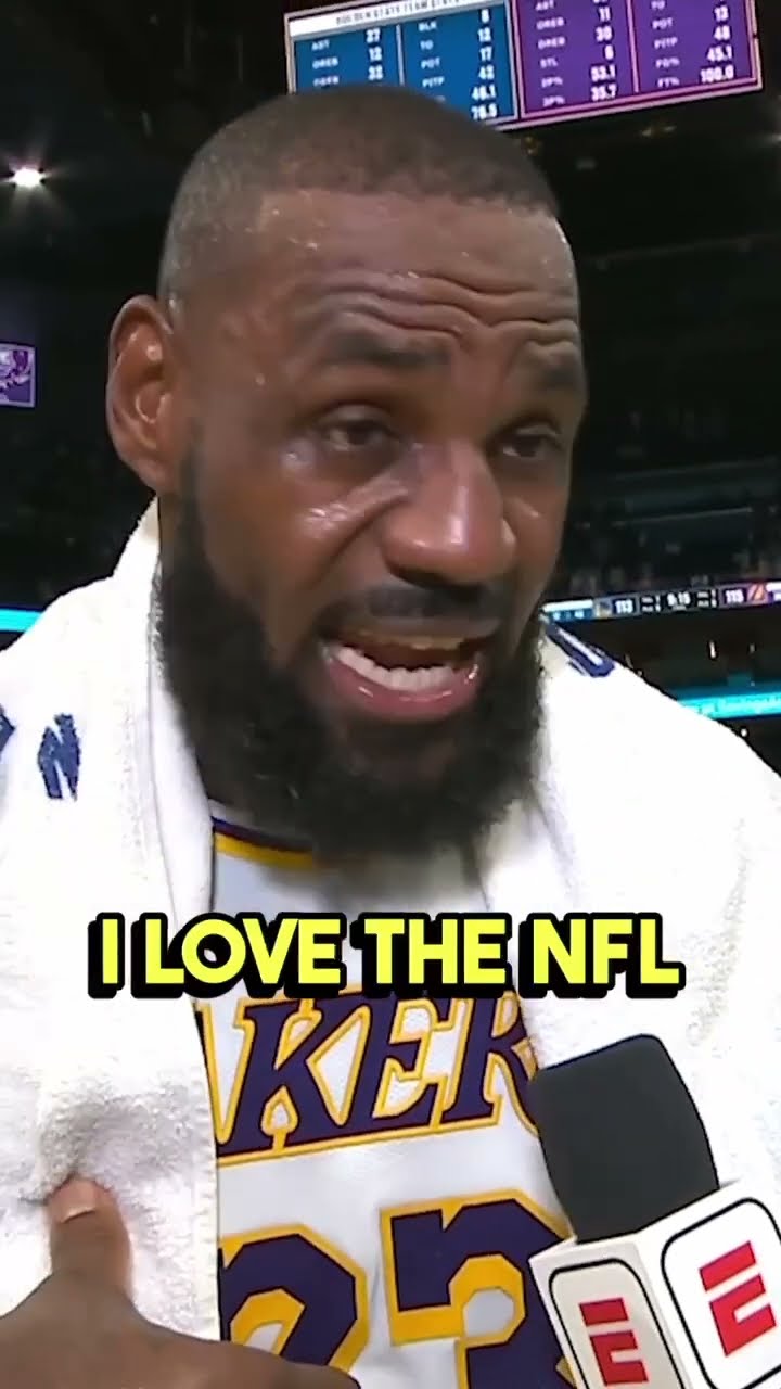 LeBron's message to the NFL ?