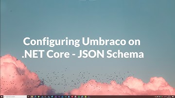 Configuring Umbraco on .NET Core - JSON Schema
