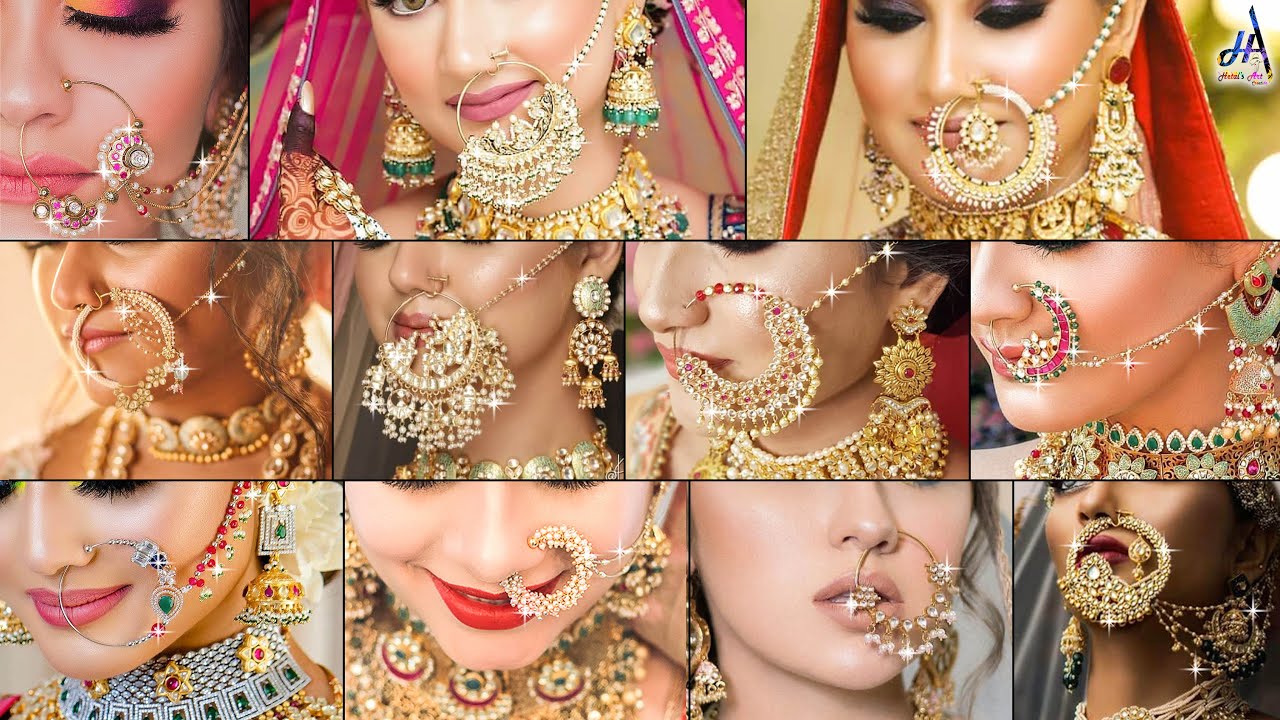 11 Bridal Nose Rings a.k.a. Nath Designs which are a must-see for Every  Bride! | Bridal Look | Wedding Blog