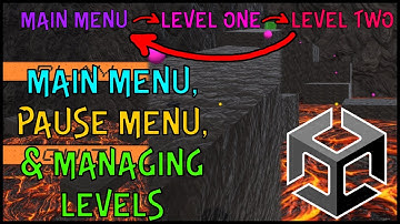 Implement a MAIN MENU and PAUSE MENU, and MULTIPLE INCREMENTING LEVELS for our FLOOR IS LAVA game