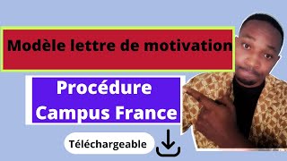 lettre de motivation campus france partie 2, téléchargeable