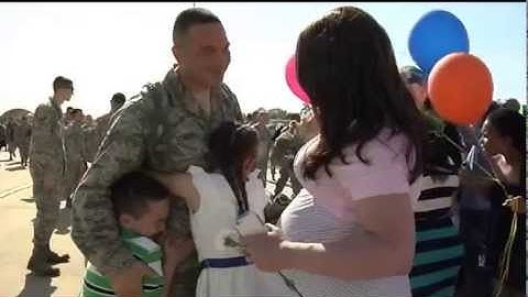 Perfect Timing: Airmen return home from deployment