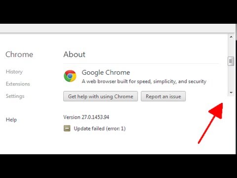 Chrome короткая полоса прокрутки