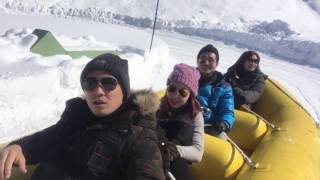 Snow rafting @ Kiroro resort