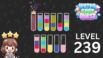 Water Sort Quest Level 239 Solution Walkthrough